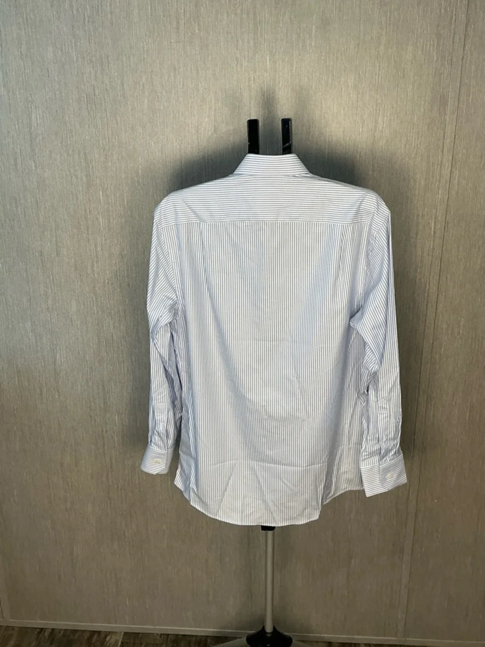 Eton Light Blue Fine-Stripe Men's Dress Shirt Neck Size 40/15 3/4 - Picture 16 of 16